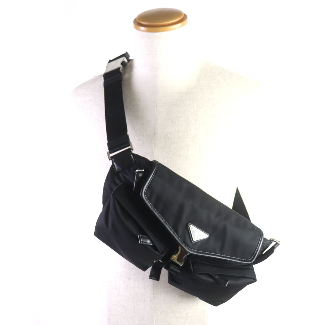 PRADA - 極美品▽PRADA プラダ 2VH174 トライアングルロゴ Re PRADA - 極美品▽PRADA プラダ 2VH174 トライアングルロゴ Re