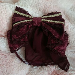 アンジェリックプリティー(Angelic Pretty)のAngelic Pretty カチューシャ ワインレッド(カチューシャ)