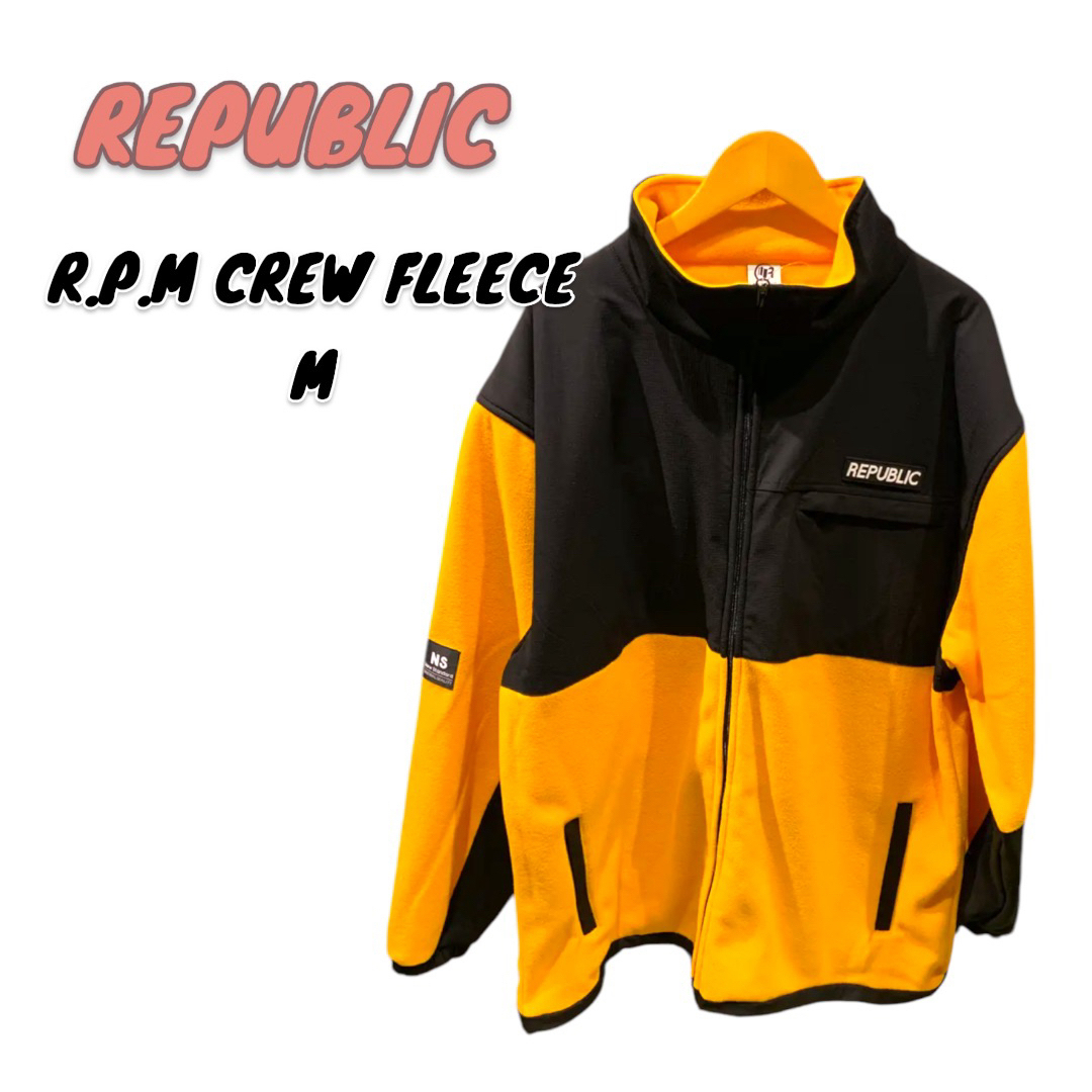 REPUBLIC R.P.M CREW FLEECE フリースジャケット M