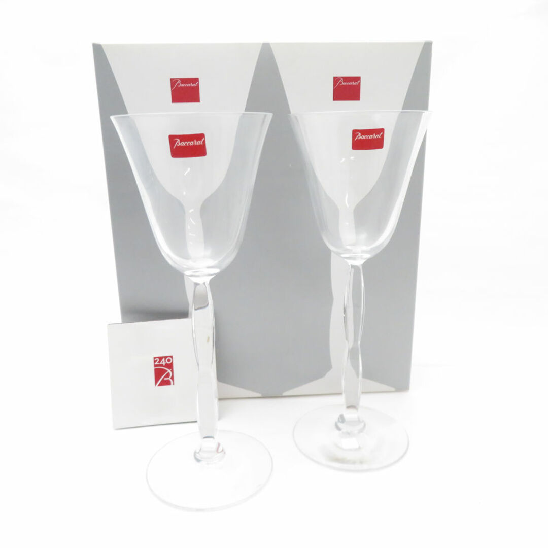 未使用 Baccarat バカラ オンド ワイングラス 2客 ペア H21 未使用 Baccarat バカラ オンド ワイングラス 2客 ペア H21