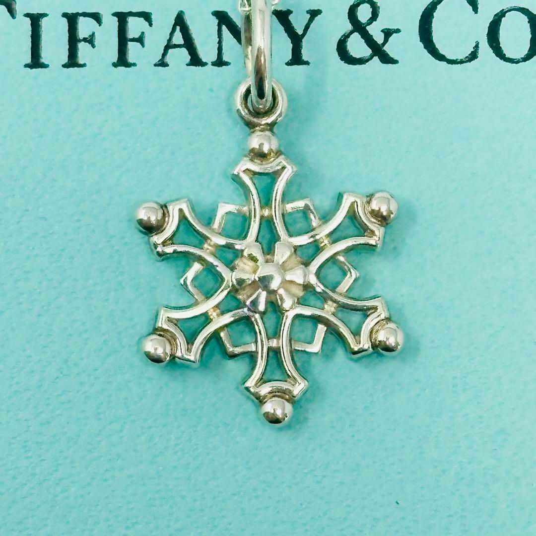 Tiffany スノーフレーク 雪の結晶 シルバーネックレス チェーン社外 Tiffany スノーフレーク 雪の結晶 シルバーネックレス チェーン社外