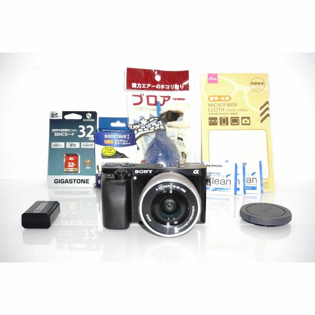 ショット数5850枚□美品□SONY α6000 ブラック(SONY - ソニー ショット数5850枚□美品□SONY α6000 ブラック(SONY - ソニー