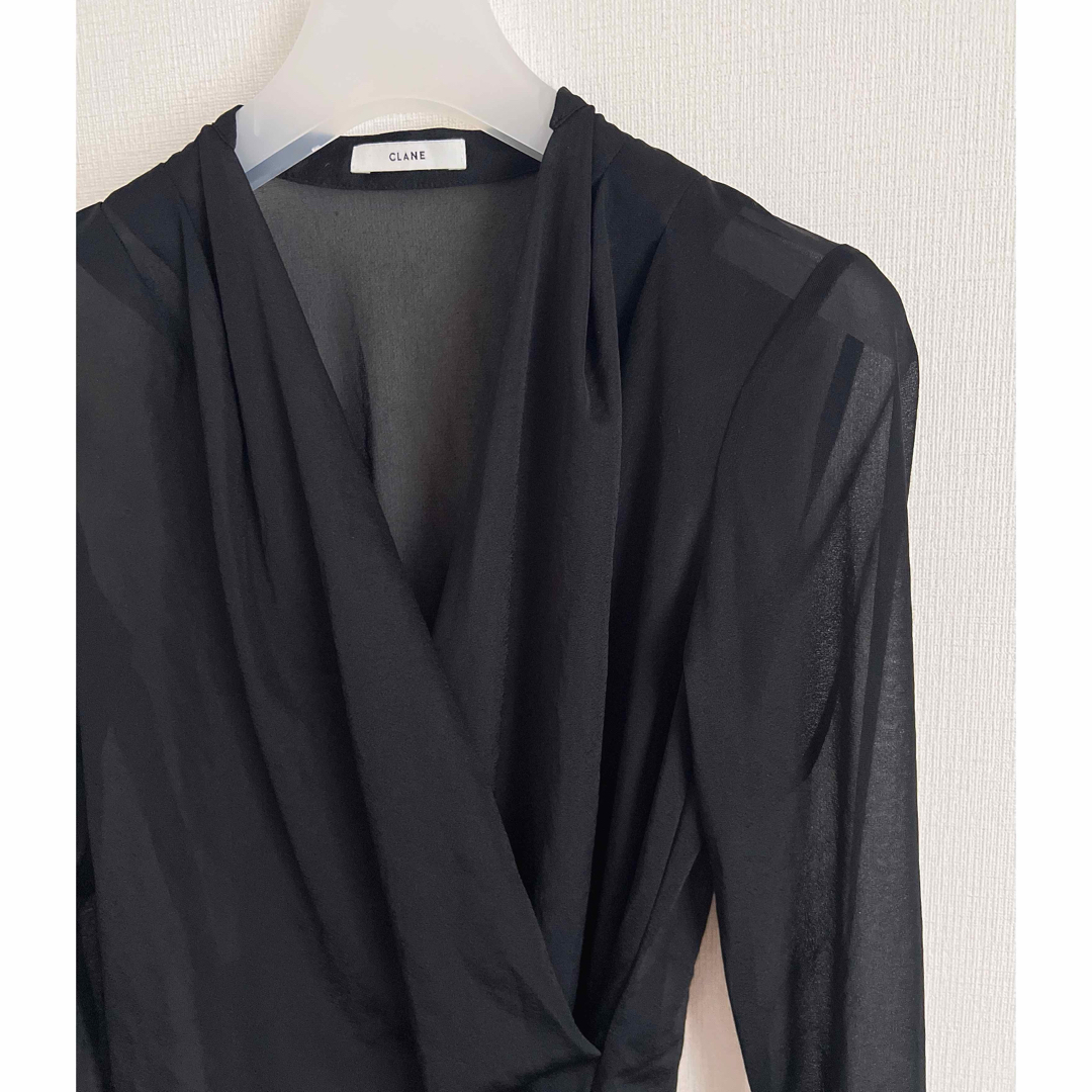 CLANE - CLANE SHEER DRAPE BODY SUITSの通販 by アリ'shop CLANE - CLANE SHEER DRAPE BODY SUITSの通販 by アリ'shop