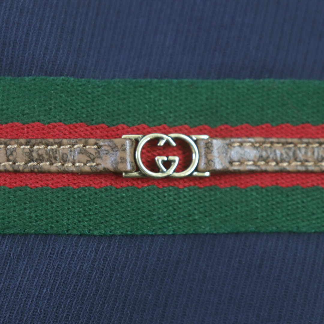 GUCCI - 未使用品▽GUCCI グッチ 751155 ウェブ ストライプ GUCCI - 未使用品▽GUCCI グッチ 751155 ウェブ ストライプ