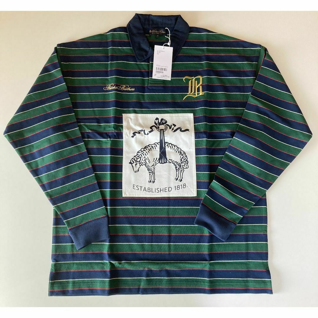 Brooks Brothers - Brooks Brothers BIOTOP 長袖 ラガーシャツ green M