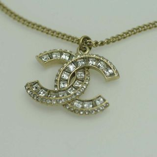 シャネル(CHANEL)のシャネル/CHANEL/ネックレス/ココマーク/ラインストーン/GP/A16V【BJ1251】(ネックレス)
