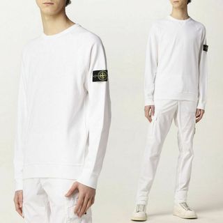 STONE ISLAND(スウェット ・ ホワイト/白色系)のフリマ STONE ISLAND(スウェット ・ ホワイト/白色系)のフリマ