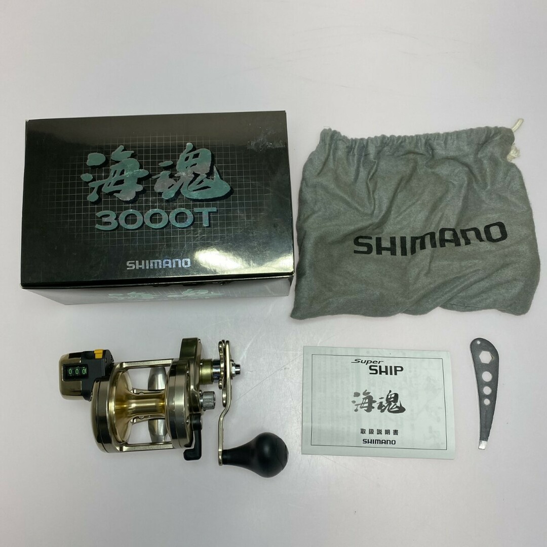 SHIMANO シマノ 98海魂3000T 5RC053000 両軸リール 石鯛 013705 SHIMANO シマノ 98海魂3000T 5RC053000 両軸リール 石鯛 013705