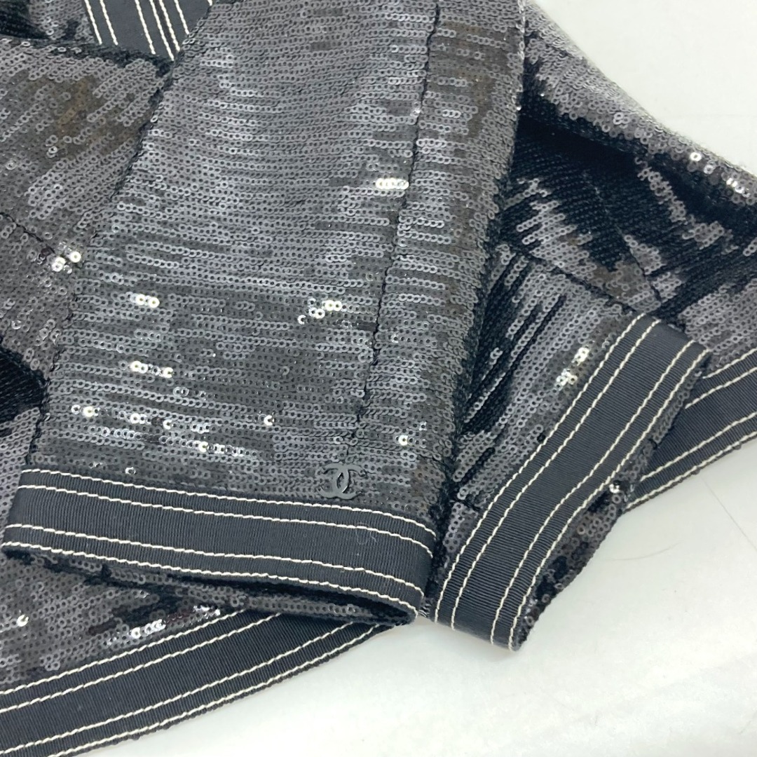 CHANEL - シャネル CHANEL スパンコール P45044 七分袖 アウター