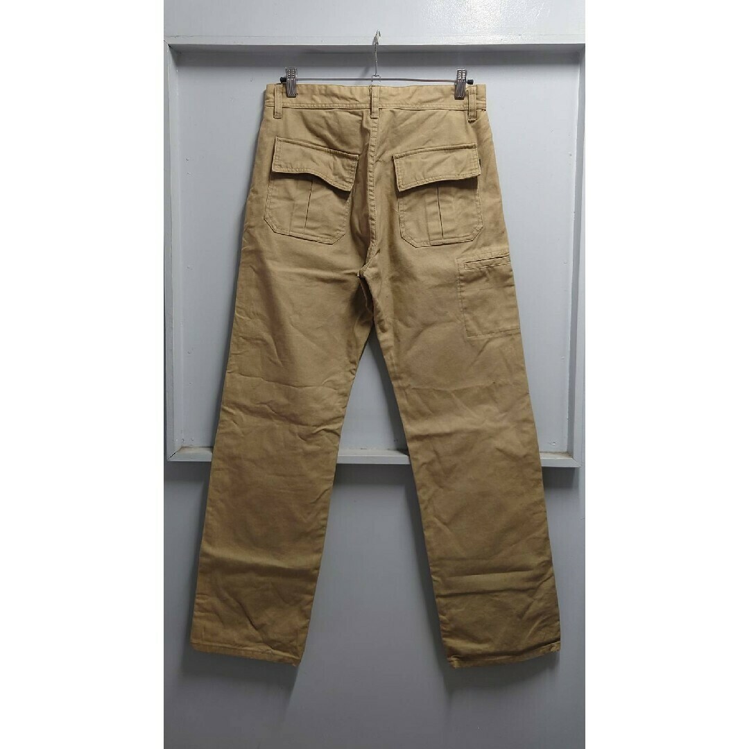 STUSSY - STUSSY AUTHENTIC コットンツイル ワークパンツ カーキ STUSSY - STUSSY AUTHENTIC コットンツイル ワークパンツ カーキ