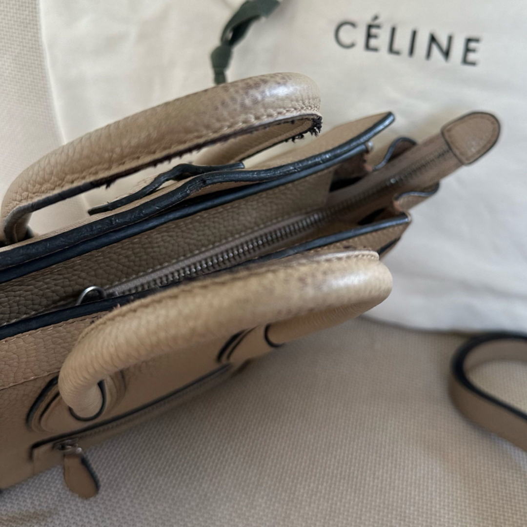 CELINE セリーヌ ラゲージ ナノ バッグ ハンドバッグ ショルダー CELINE セリーヌ ラゲージ ナノ バッグ ハンドバッグ ショルダー