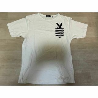 プレイボーイ(PLAYBOY)のTシャツ/PLAYBOY(プレイボーイ)/ホワイト/Lサイズ(Tシャツ/カットソー(半袖/袖なし))