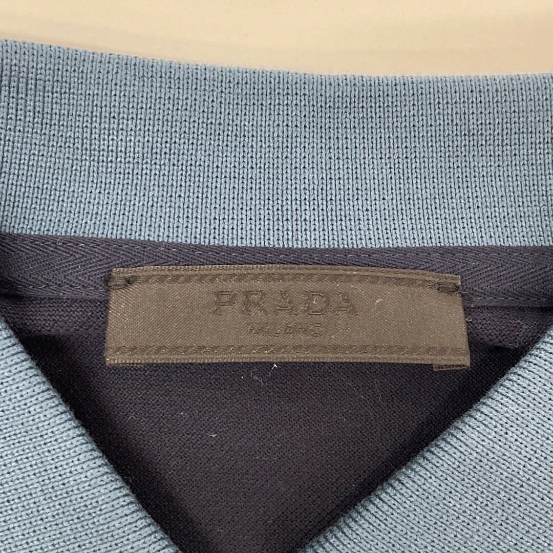 PRADA - プラダ 18SS UJN444 ネイビーxグリーン バイカラー PRADA - プラダ 18SS UJN444 ネイビーxグリーン バイカラー