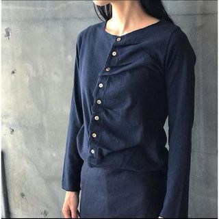 SARAXJIJI アシンメトリー カーディガン(カーディガン)