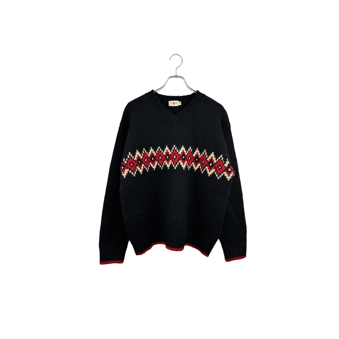 J.Crew - 90's J.CREW ジェイクルー ニット セーター ブラック系 J.Crew - 90's J.CREW ジェイクルー ニット セーター ブラック系