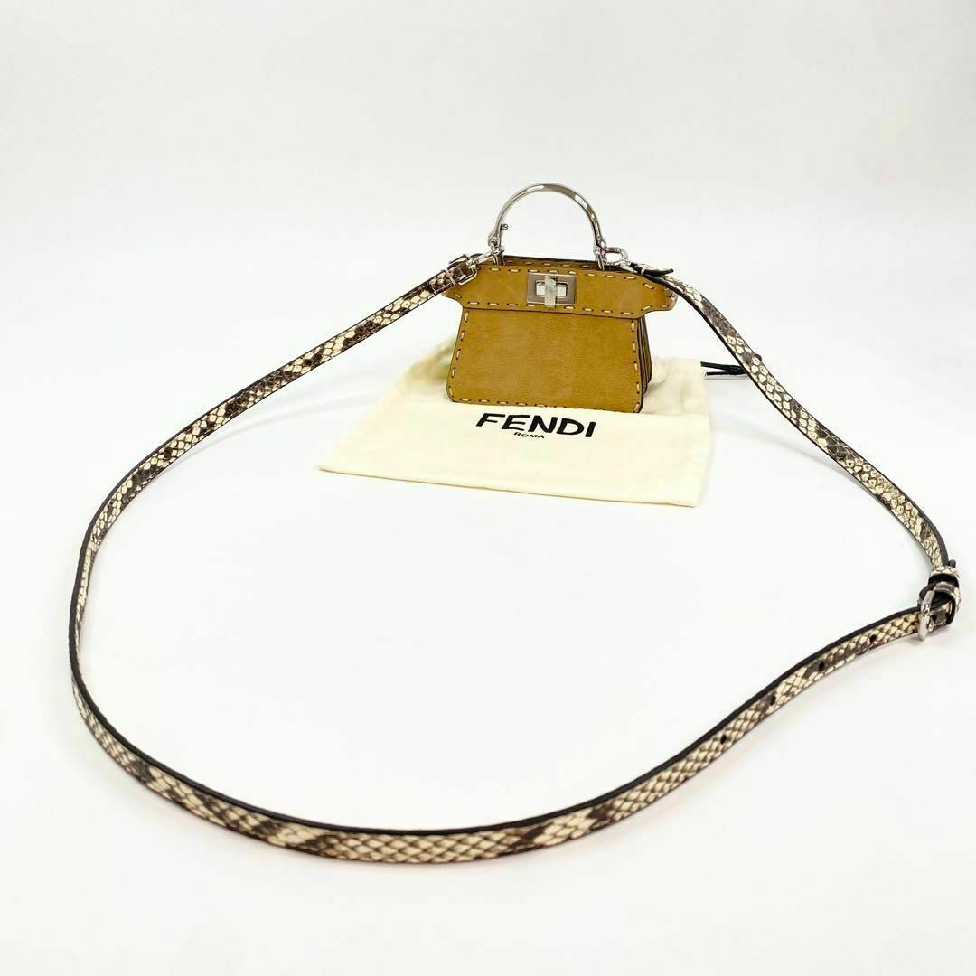 FENDI - 未使用 FENDI ピーカブー ISeeU プチ マイクロ スエード FENDI - 未使用 FENDI ピーカブー ISeeU プチ マイクロ スエード