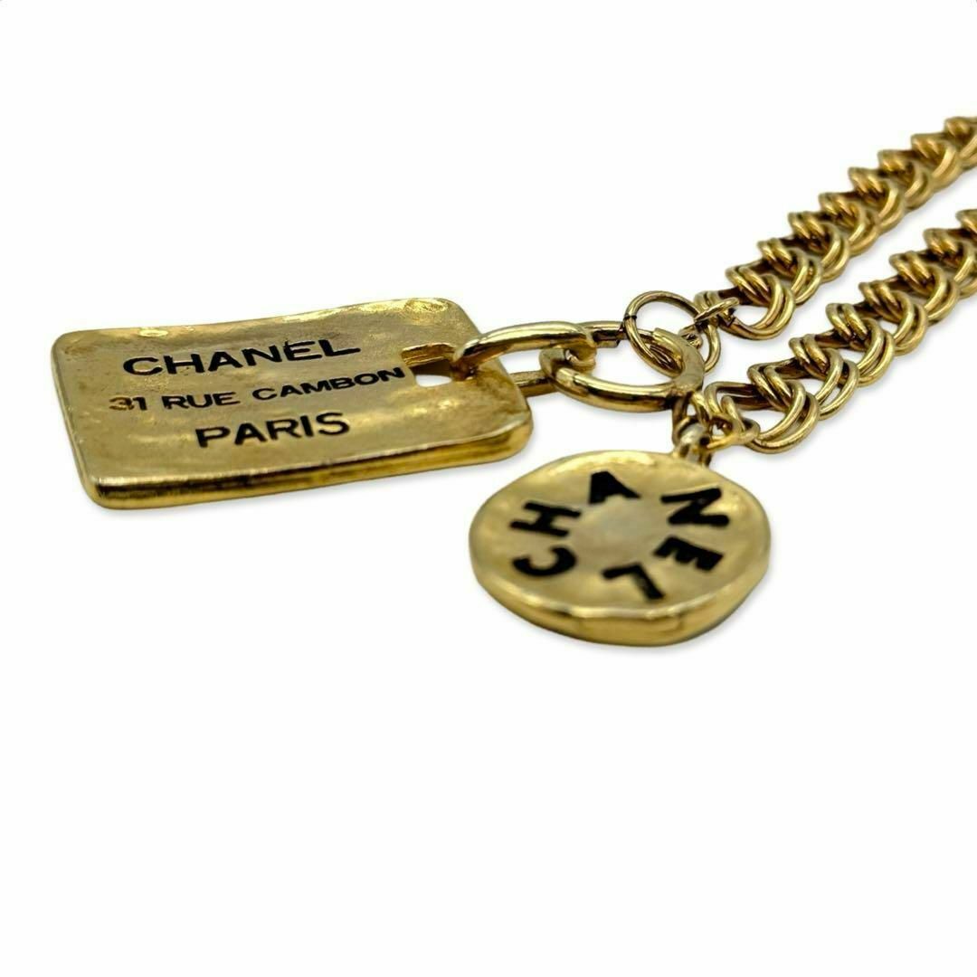 2025年新作アイテムが続々登場 CHANEL ロング ヴィンテージ カンボンプレート シャネル - ネックレス、ペンダント、チョーカー