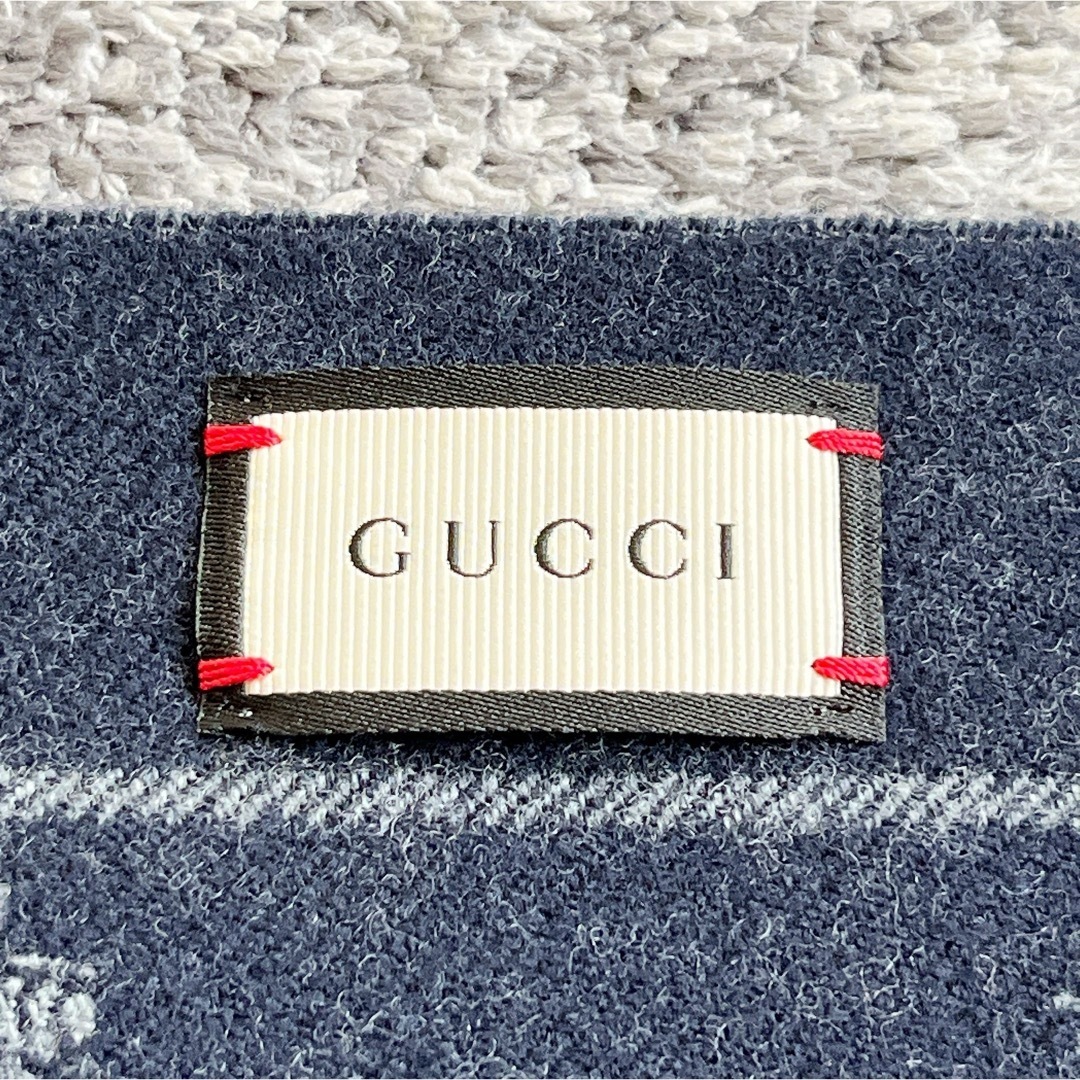 GUCCI - イタリア製 グッチ マフラー ハチ ビー スター ウール GUCCI - イタリア製 グッチ マフラー ハチ ビー スター ウール