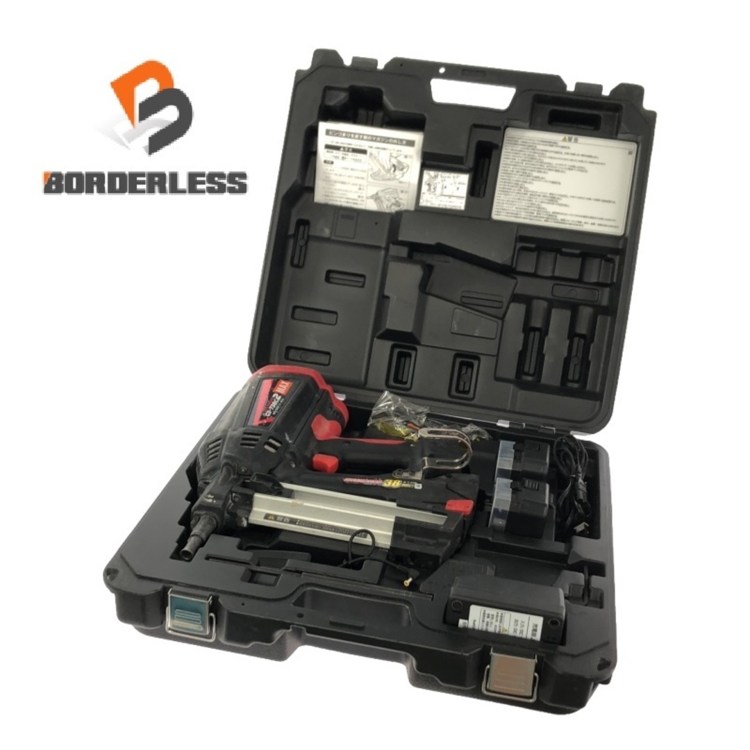☆中古品☆MAX マックス 6V ガスネイラ GS-738C2 バッテリー2個 ☆中古品☆MAX マックス 6V ガスネイラ GS-738C2 バッテリー2個