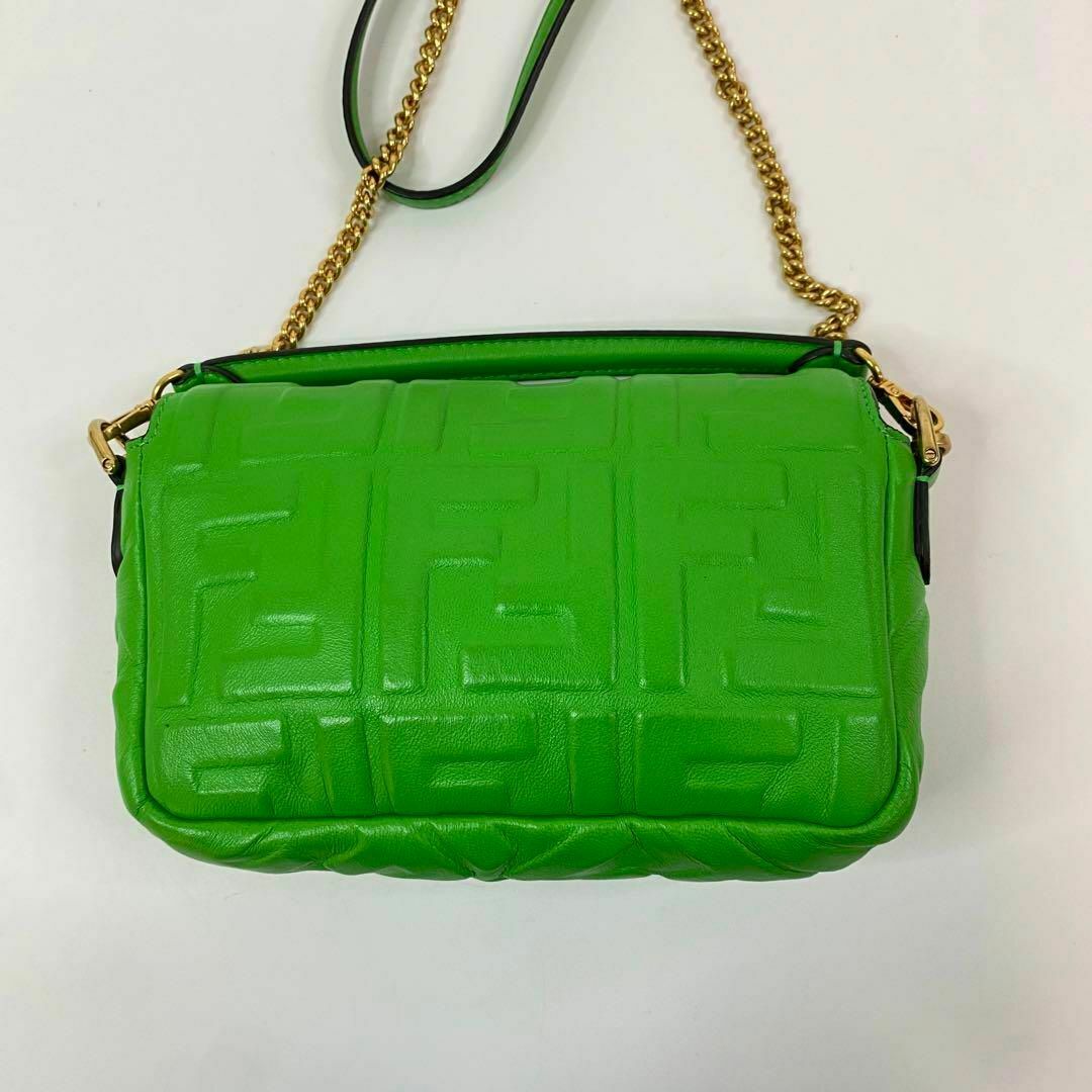 FENDI - 美品 フェンディ FENDI バケット グリーン 2way FENDI - 美品 フェンディ FENDI バケット グリーン 2way