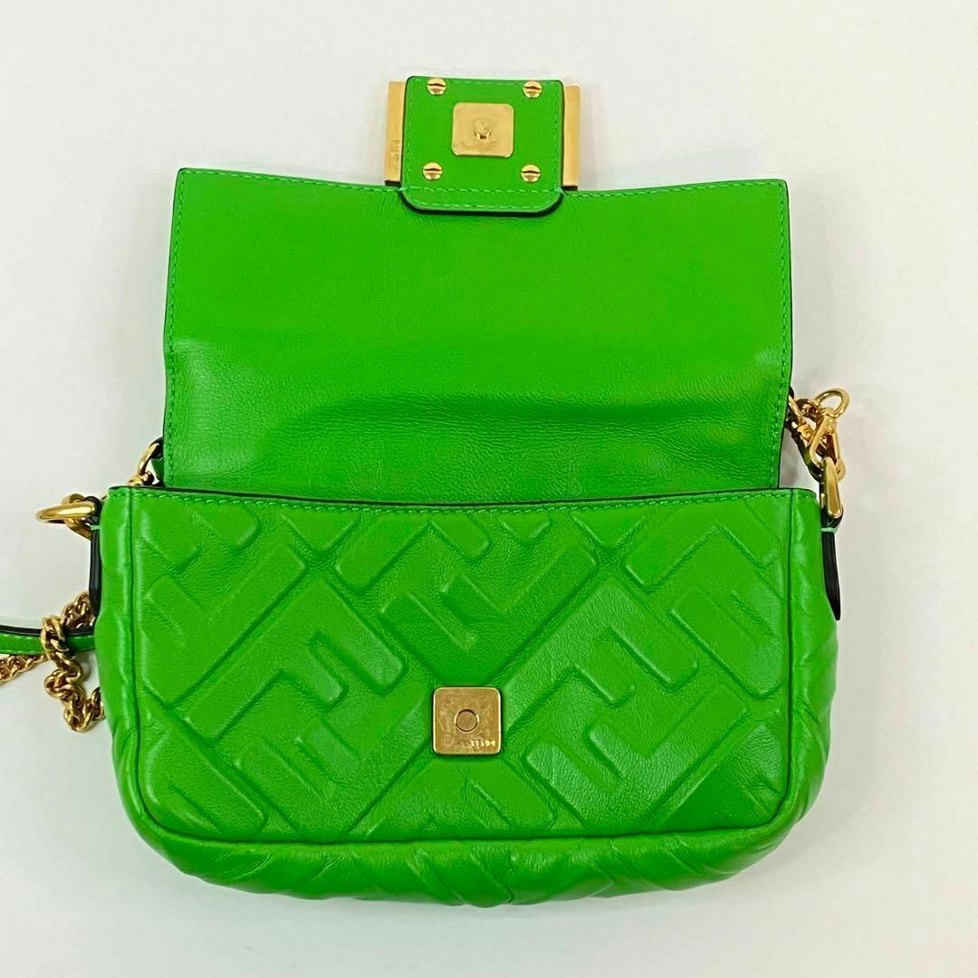 FENDI - 美品 フェンディ FENDI バケット グリーン 2way FENDI - 美品 フェンディ FENDI バケット グリーン 2way