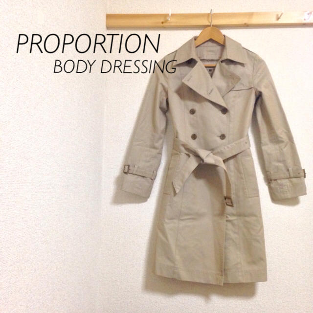 PROPORTION BODY DRESSING(プロポーションボディドレッシング)の試着のみ美品＊ プロポーション ＊ ライナー付き トレンチコート レディースのジャケット/アウター(トレンチコート)の商品写真