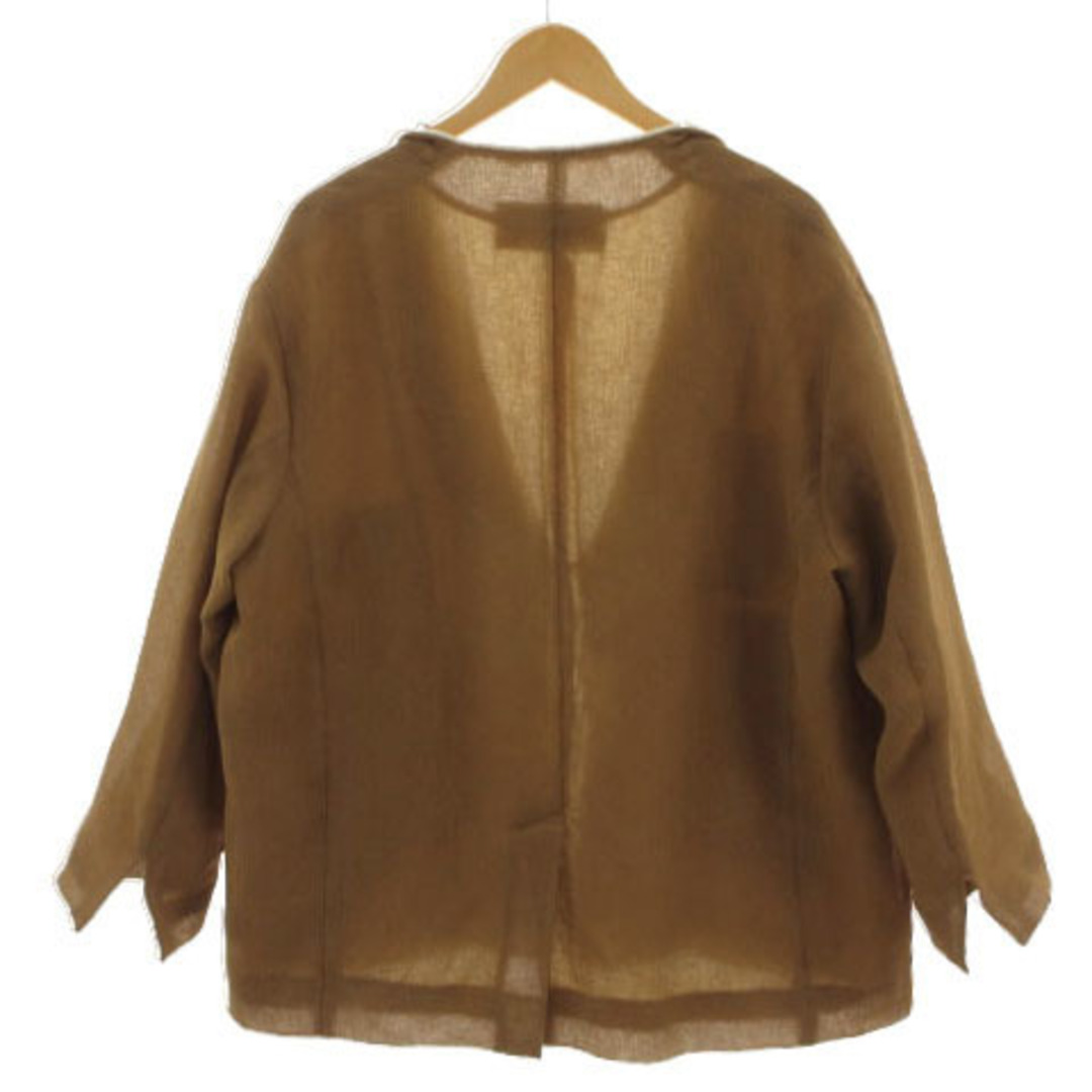 本当に信頼出来る店 20SS-JKO2-H 20SSショールカラージャケット Cabana 茶 その他 38 ブルゾン
