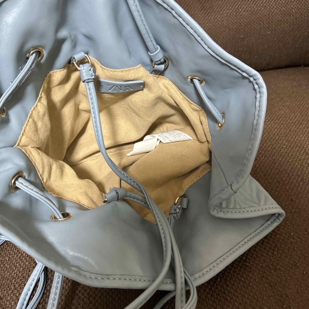ZARA - ZARA ショルダーバッグ 水色 ブルー ミニバッグの通販 by ZARA - ZARA ショルダーバッグ 水色 ブルー ミニバッグの通販 by