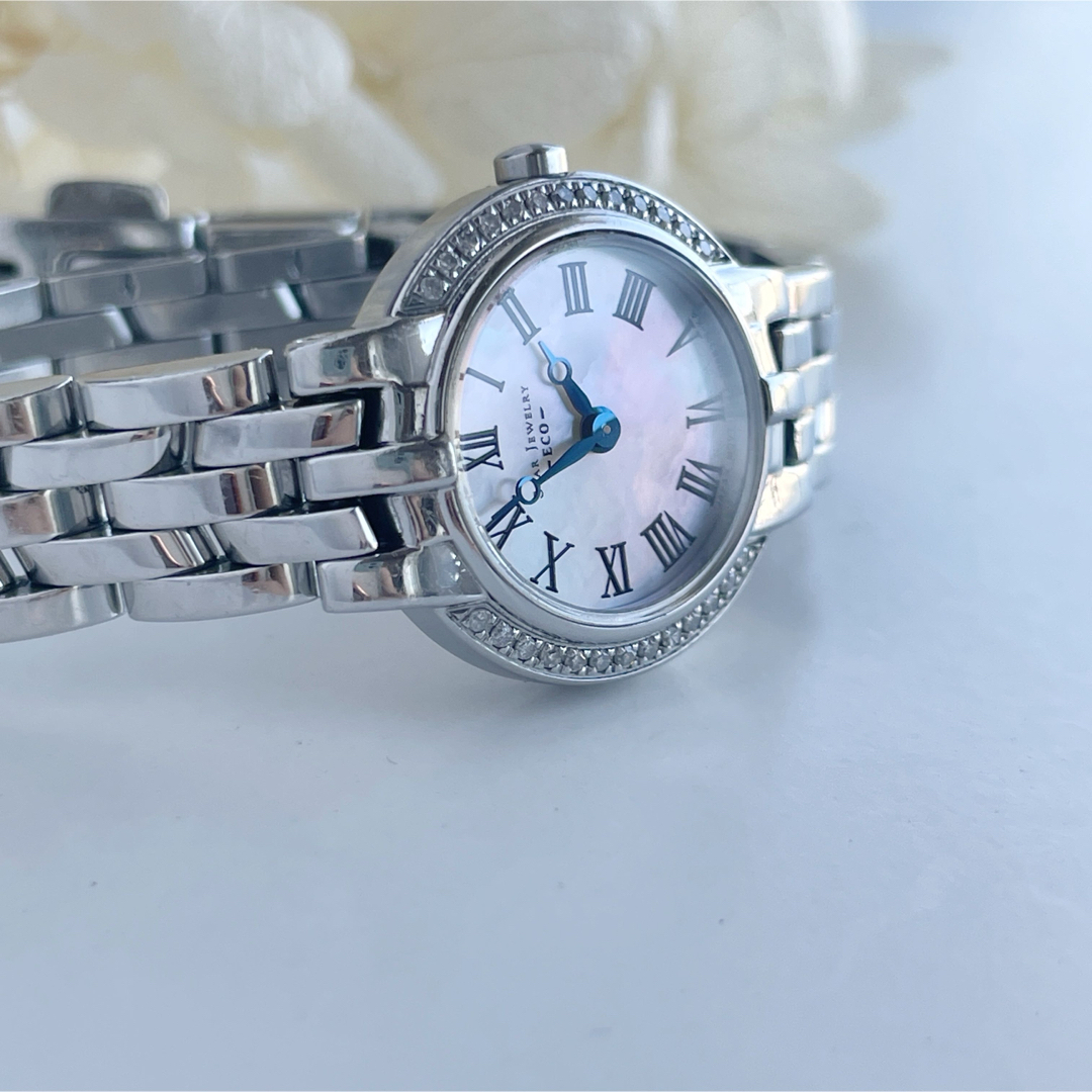 STAR JEWELRY - スタージュエリー ダイヤ ベゼル 時計 シルバー STAR JEWELRY - スタージュエリー ダイヤ ベゼル 時計 シルバー