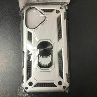 iPhone16 ケース シルバー 耐衝撃(iPhoneケース)