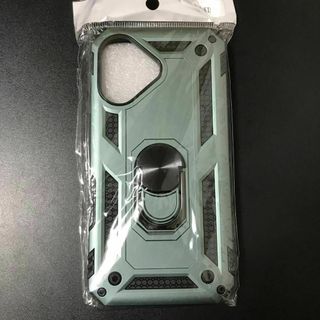 iPhone16 ケース グリーン 耐衝撃(iPhoneケース)