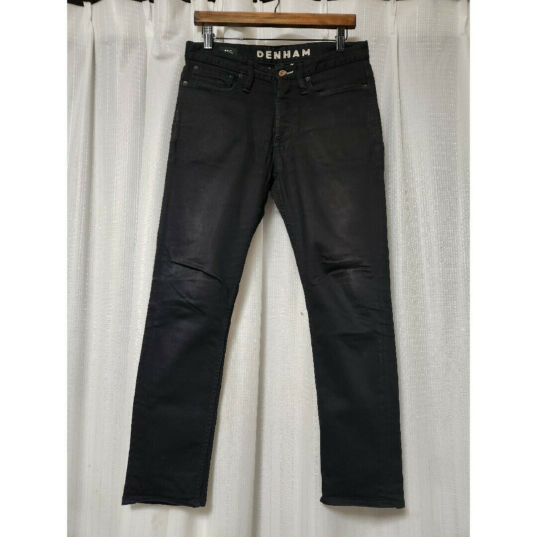美品】DENHAM デンハム BOLT FBL 黒 W29 多かろ 美品】DENHAM デンハム BOLT FBL 黒 W29 多かろ