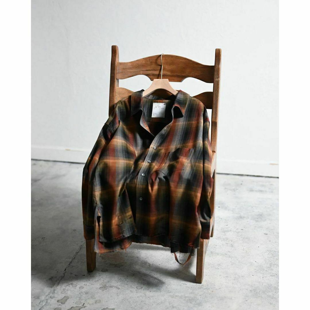 ancellm R/C CHECK CRASH LS SHIRT アンセルム 2の通販 by ancellm R/C CHECK CRASH LS SHIRT アンセルム 2の通販 by