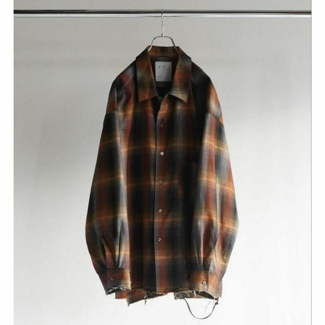 ancellm R/C CHECK CRASH LS SHIRT アンセルム 2の通販 by ancellm R/C CHECK CRASH LS SHIRT アンセルム 2の通販 by