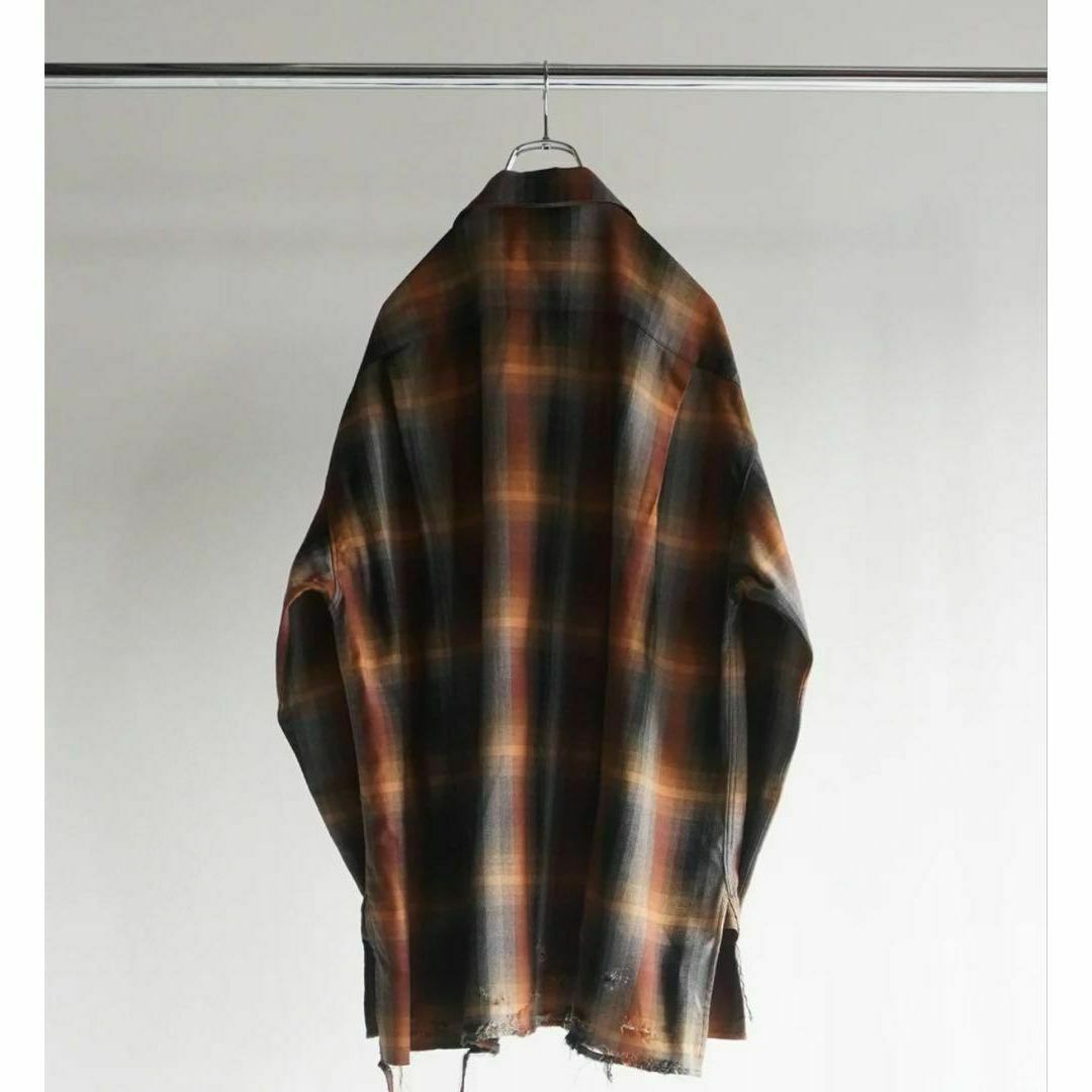 ancellm R/C CHECK CRASH LS SHIRT アンセルム 2の通販 by ancellm R/C CHECK CRASH LS SHIRT アンセルム 2の通販 by