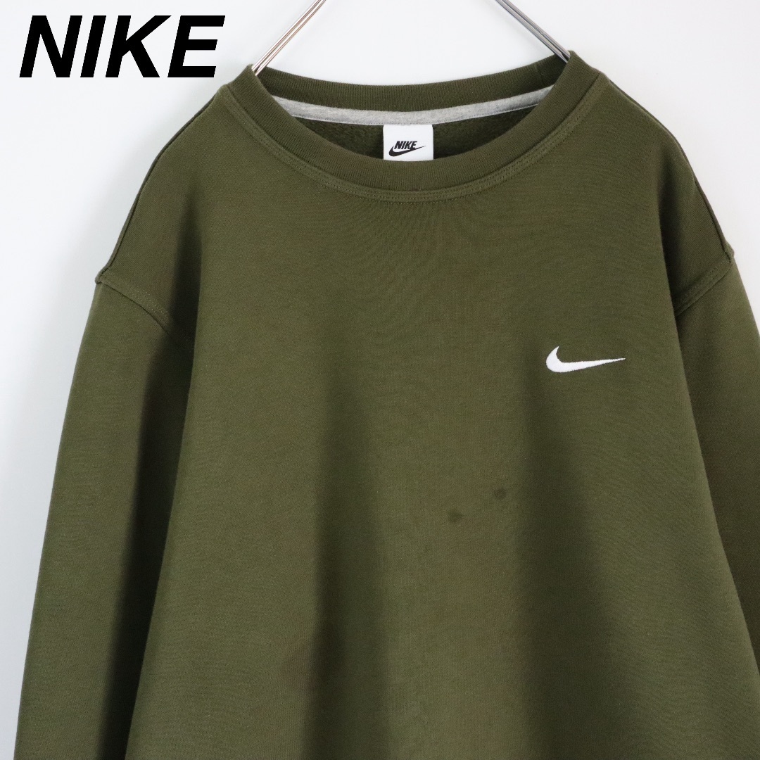 NIKE - 【2XLサイズ】ナイキ/スウェット 刺繍ロゴ スモールス NIKE - 【2XLサイズ】ナイキ/スウェット 刺繍ロゴ スモールス