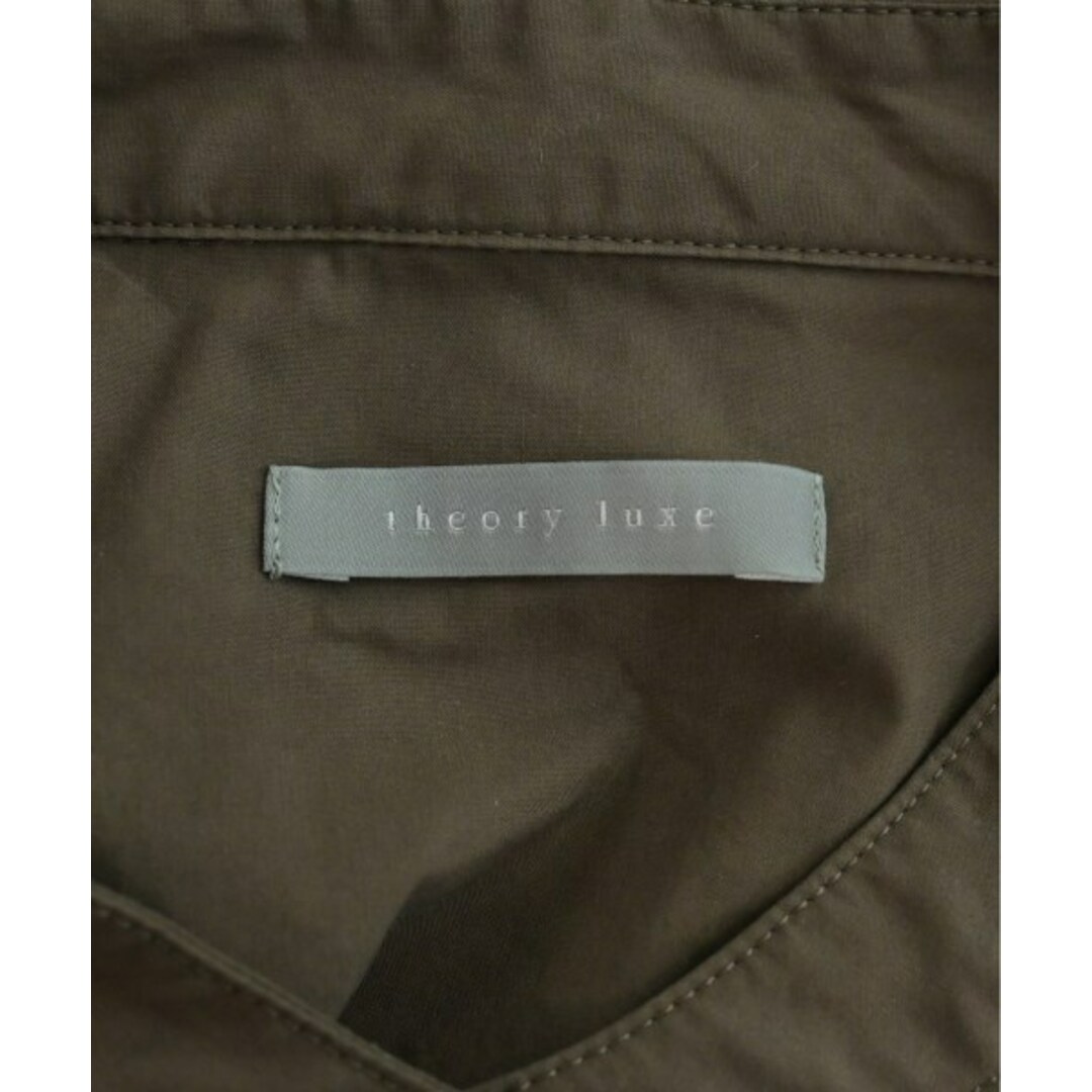 theory luxe セオリーリュクス ワンピース 38(M位) 茶 【古着】 theory luxe セオリーリュクス ワンピース 38(M位) 茶 【古着】