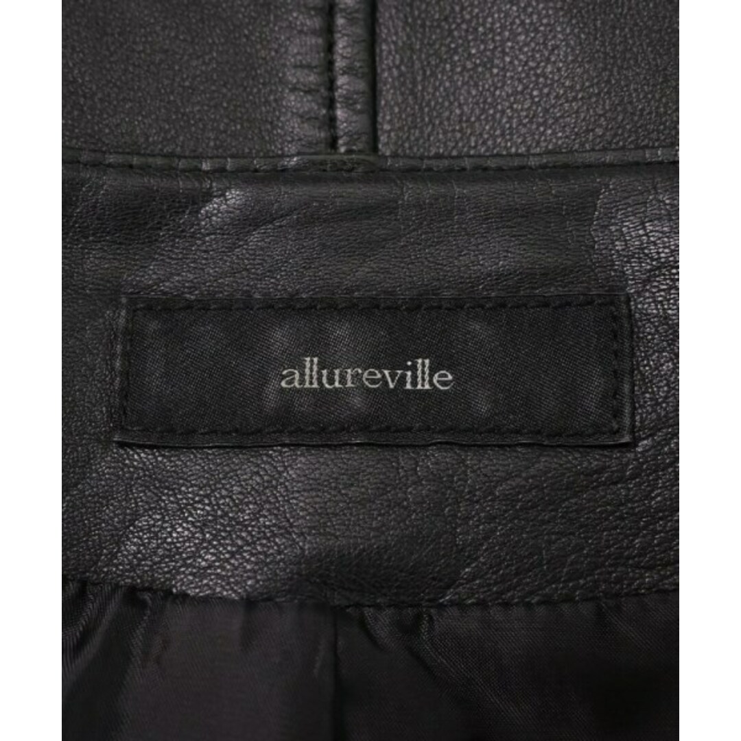 allureville - allureville アルアバイル ライダース 1(S位) 黒