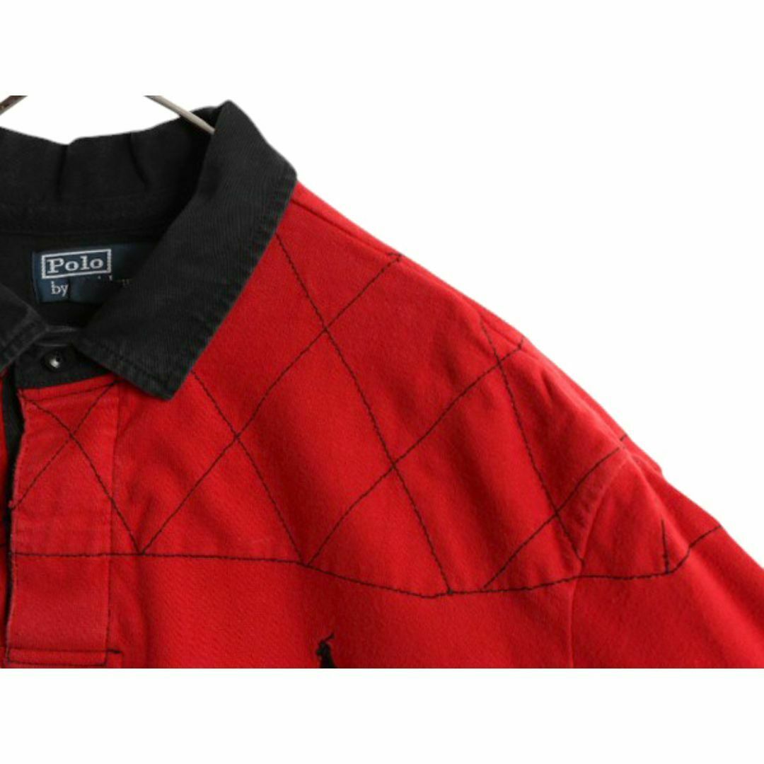 Ralph Lauren - 00s ポロ ラルフローレン ボーダー 長袖 ラガー Ralph Lauren - 00s ポロ ラルフローレン ボーダー 長袖 ラガー