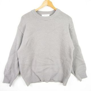 other - Alicedudu ニット セーター 長袖 L グレー シンプルの other - Alicedudu ニット セーター 長袖 L グレー シンプルの