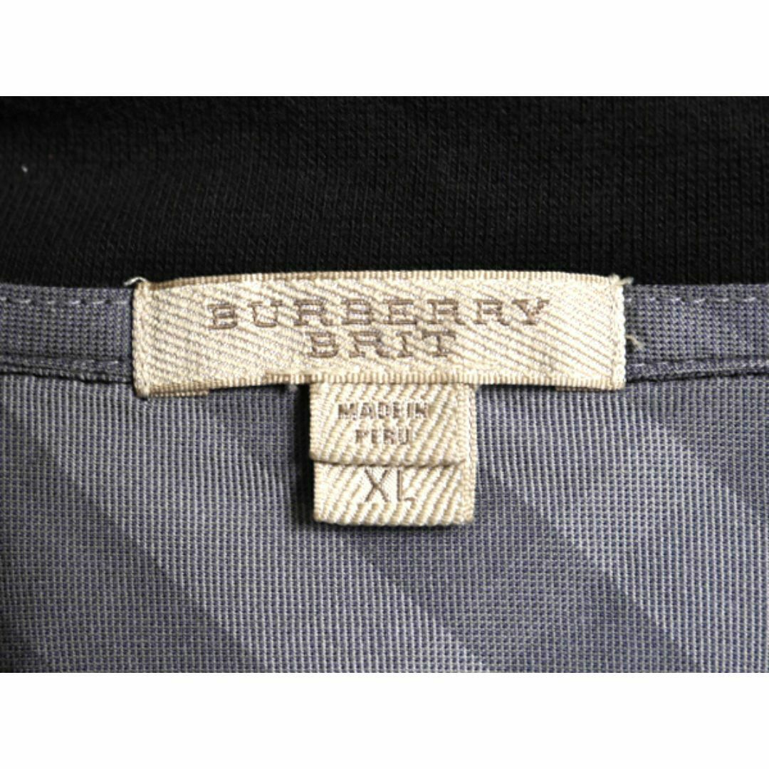 バーバリー ブリット ハーフジップ スウェット メンズ XL 古着 バーバリー ブリット ハーフジップ スウェット メンズ XL 古着