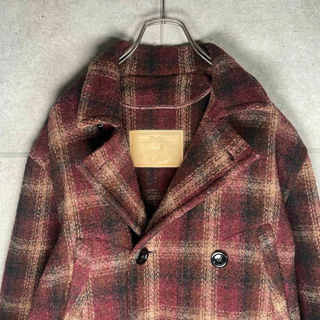 POLO SPORTSMAN ポロカントリー ピーコート 希少 オンブレチェック POLO SPORTSMAN ポロカントリー ピーコート 希少 オンブレチェック