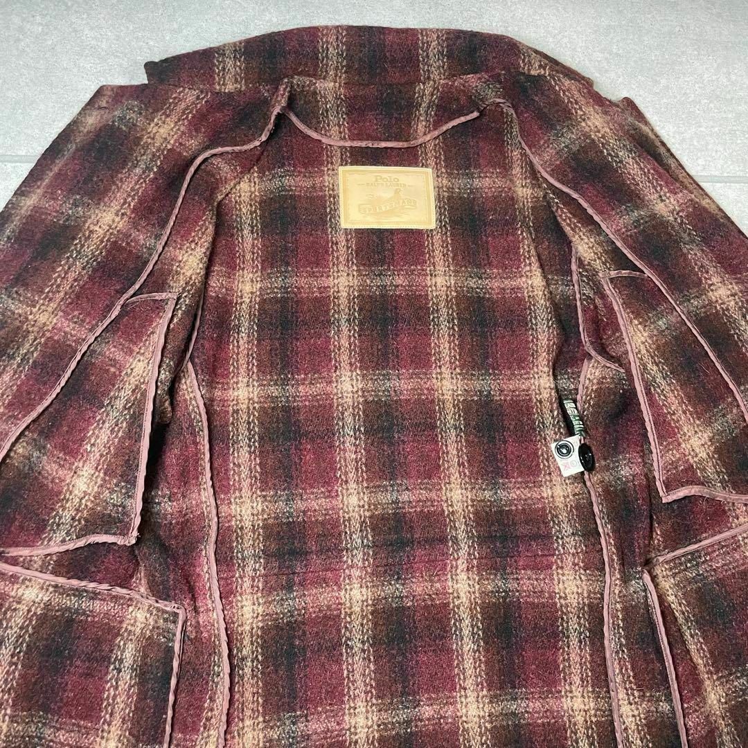 POLO SPORTSMAN ポロカントリー ピーコート 希少 オンブレチェック POLO SPORTSMAN ポロカントリー ピーコート 希少 オンブレチェック