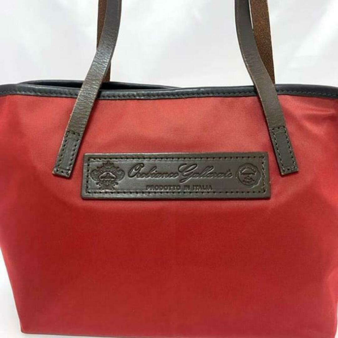 Orobianco - オロビアンコ トートバッグ レッド ブラウン 美品 Orobianco - オロビアンコ トートバッグ レッド ブラウン 美品