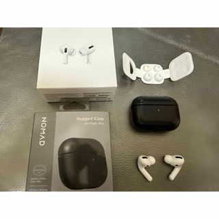 アップル(Apple)のAirPods Pro 第一世代　NOMADO ホーウィンレザーケース付き(ヘッドフォン/イヤフォン)