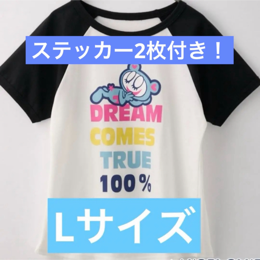 angelblue(エンジェルブルー)の100% エンジェルブルー ブラック Tシャツ レディースのトップス(Tシャツ(半袖/袖なし))の商品写真