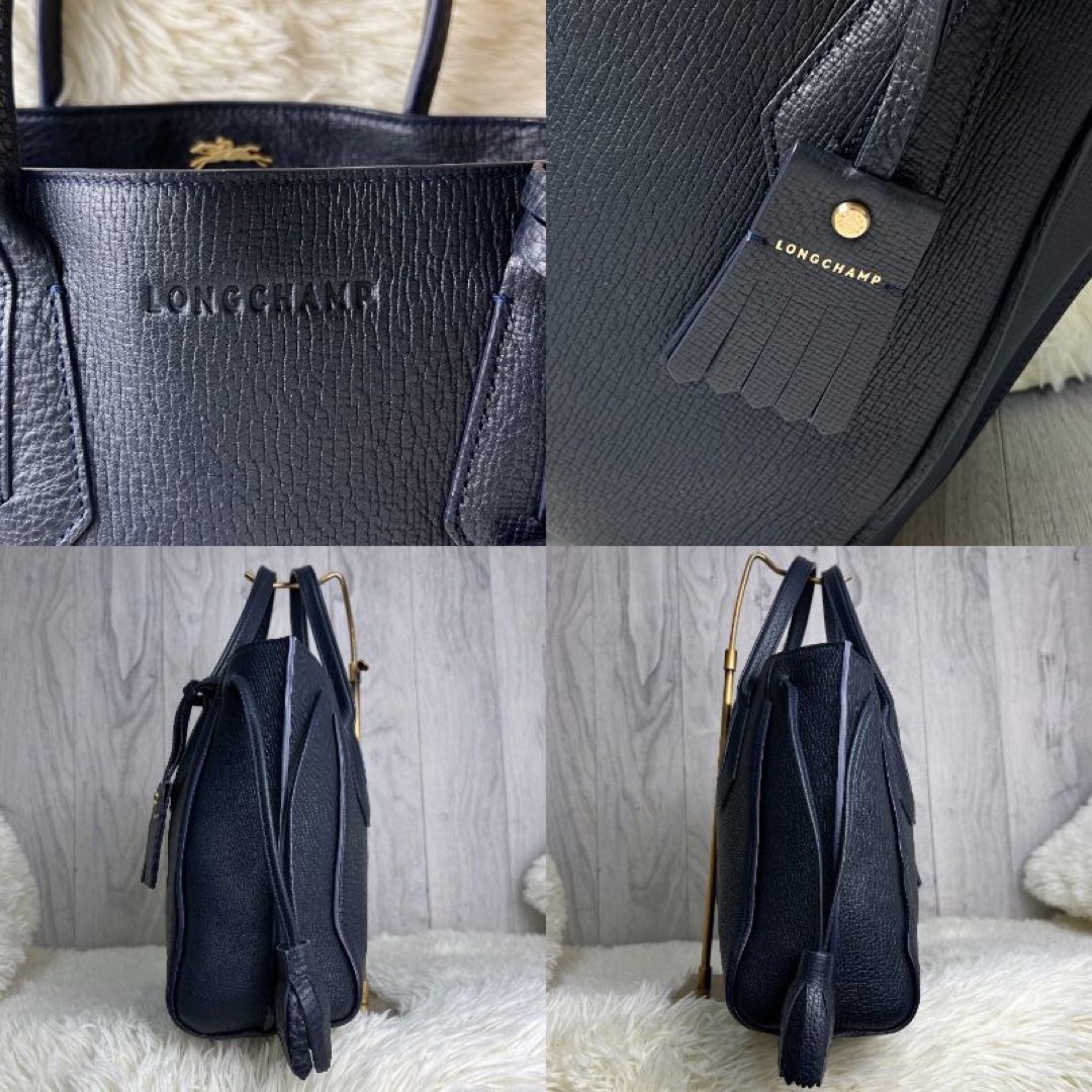 LONGCHAMP - 美品♡高級ライン♡グレインレザー♡ロンシャン LONGCHAMP - 美品♡高級ライン♡グレインレザー♡ロンシャン