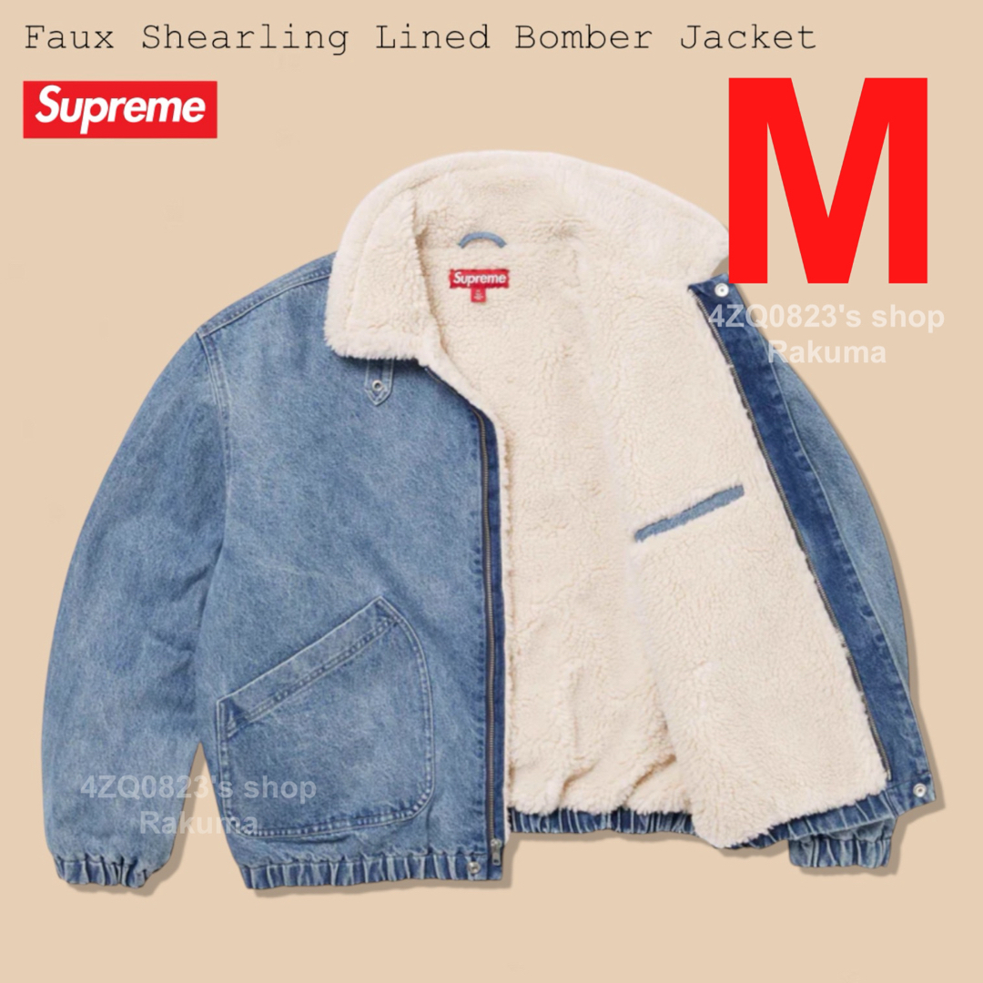 Supreme - Supreme Faux Shearling Bomber Jacket Mの通販 by Supreme - Supreme Faux Shearling Bomber Jacket Mの通販 by