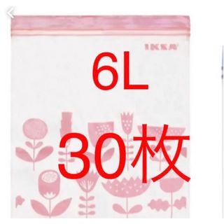 IKEA - 匿名配送　IKEA ジップロック  6L 30枚　2箱分　袋　ジッパー　バック