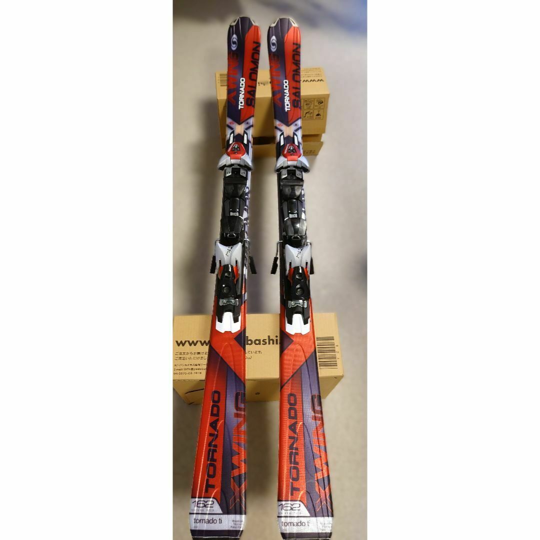 SALOMON - 【美品】Salomonスキーセット XWING tornado ti 162cm SALOMON - 【美品】Salomonスキーセット XWING tornado ti 162cm